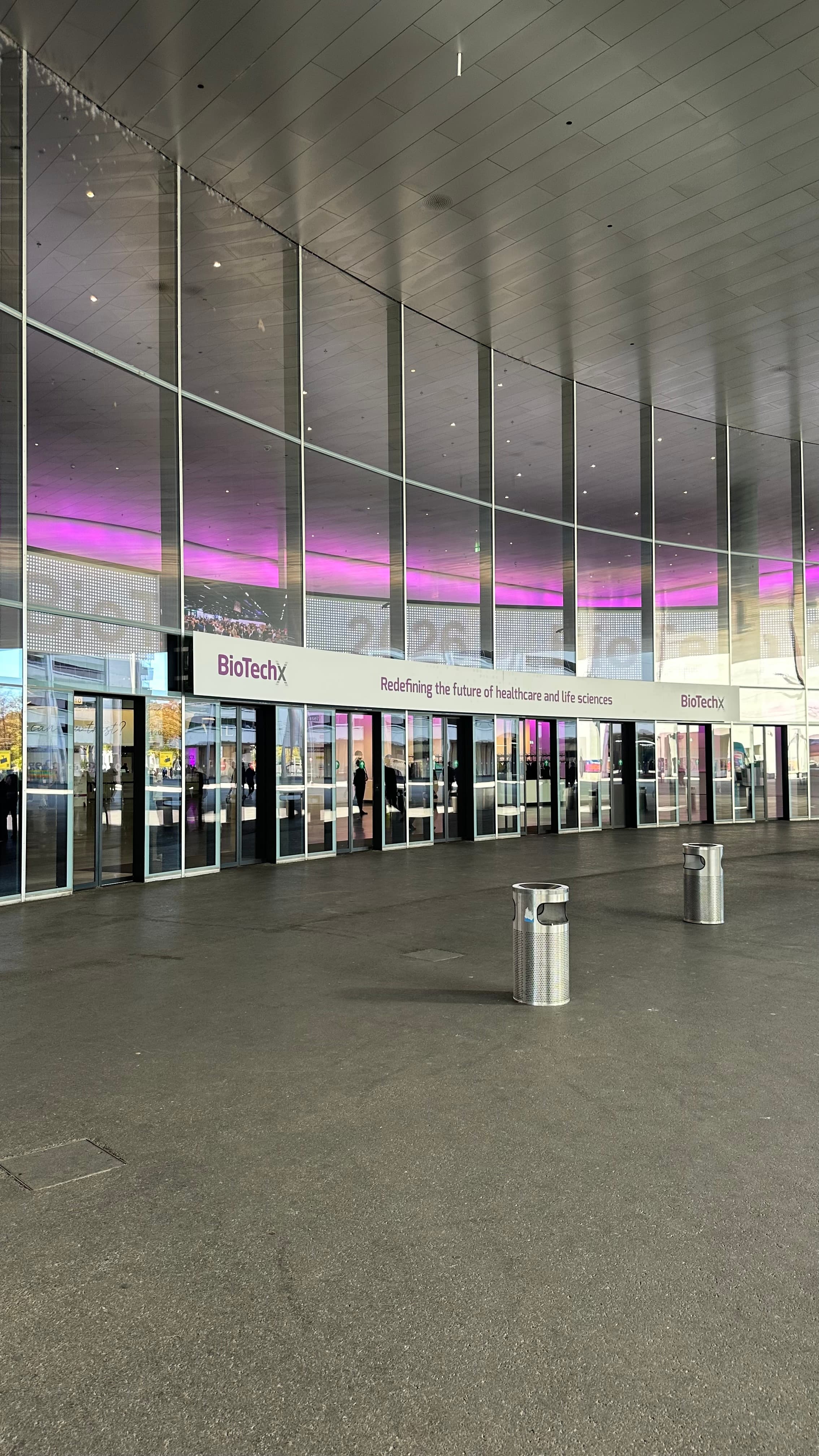 BioTechX 2026 entrance at Messe Basel