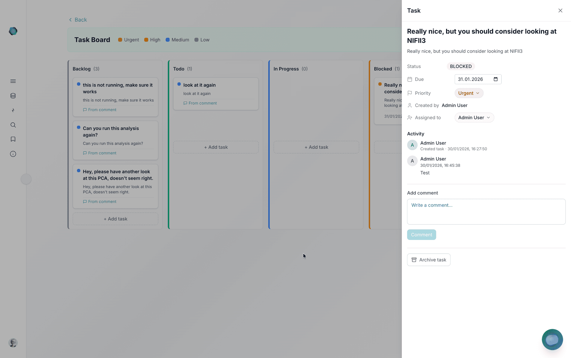 OVAITY collaboration features with shared workspaces and feedback